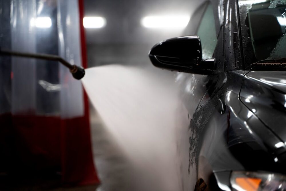 Beautiful Car Washing Service